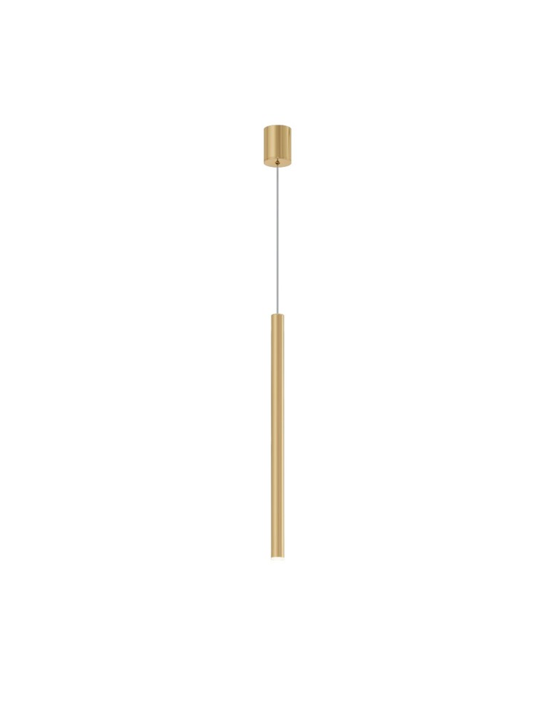 Pendant tube lamps - YASKR Elin Pendant Lamp 1xLED gold IP44 PL0123-GD Gold - product kolory-swiatla.pl 1