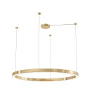 Pendant lamps circles - YASKR Aurum L 1xLED gold chandelier PL0116-130 Gold - product 1