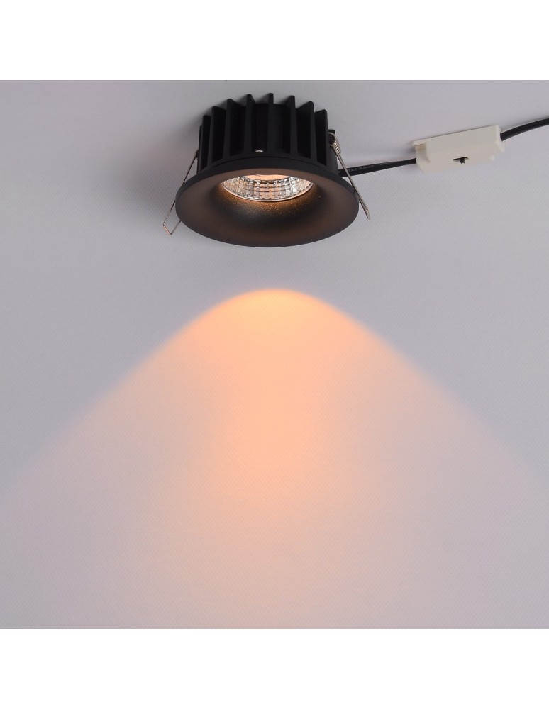 LED flush-mounted lamps - YASKR Cirro flush-mounted pendant lamp 1xLED black RL0104-CCT-BK Black - product kolory-swiatla.pl 2