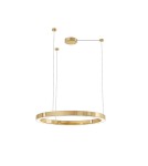 Pendant lamps circles - YASKR Aurum M 1xLED gold chandelier PL0116-90 Gold - product 1