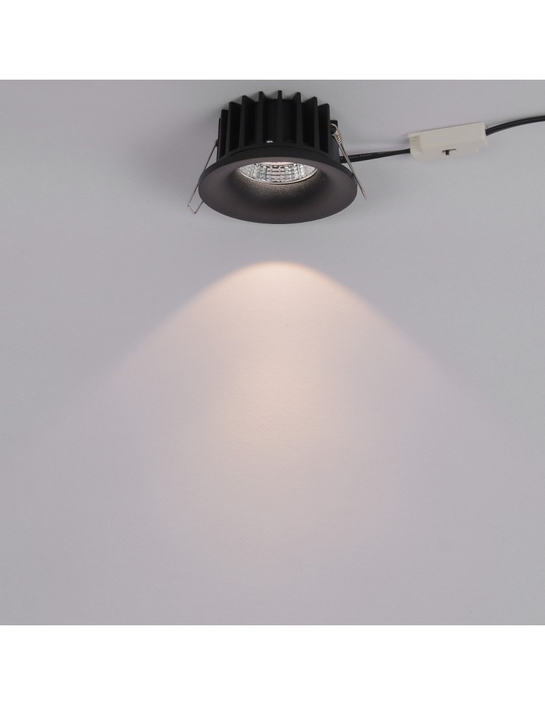 LED flush-mounted lamps - YASKR Cirro flush-mounted pendant lamp 1xLED black RL0104-CCT-BK Black - product kolory-swiatla.pl 3