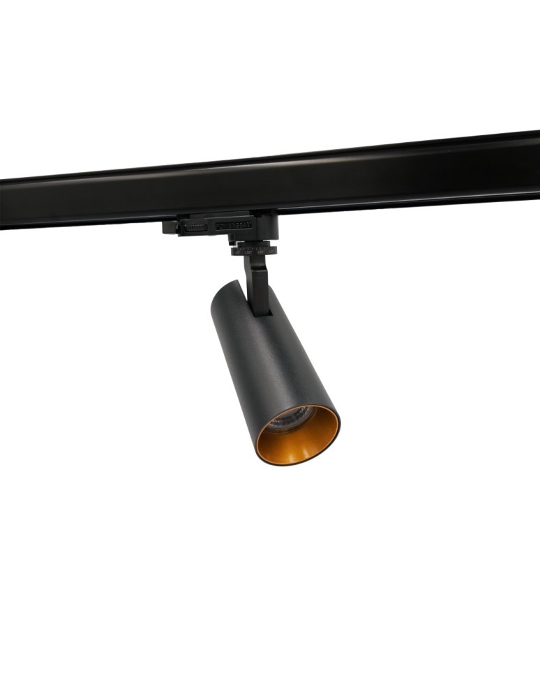 Lamps for 3-phase busbars - YASKR 3F Luba 1xLED busbar spotlight black TRA0103-BK 12.5 cm Black - product kolory-swiatla.pl 3