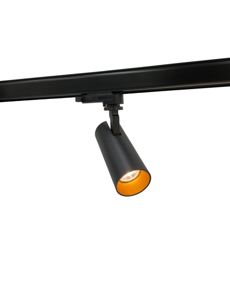 Lamps for 3-phase busbars - YASKR 3F Luba 1xLED busbar spotlight black TRA0103-BK 12.5 cm Black - product kolory-swiatla.pl 4