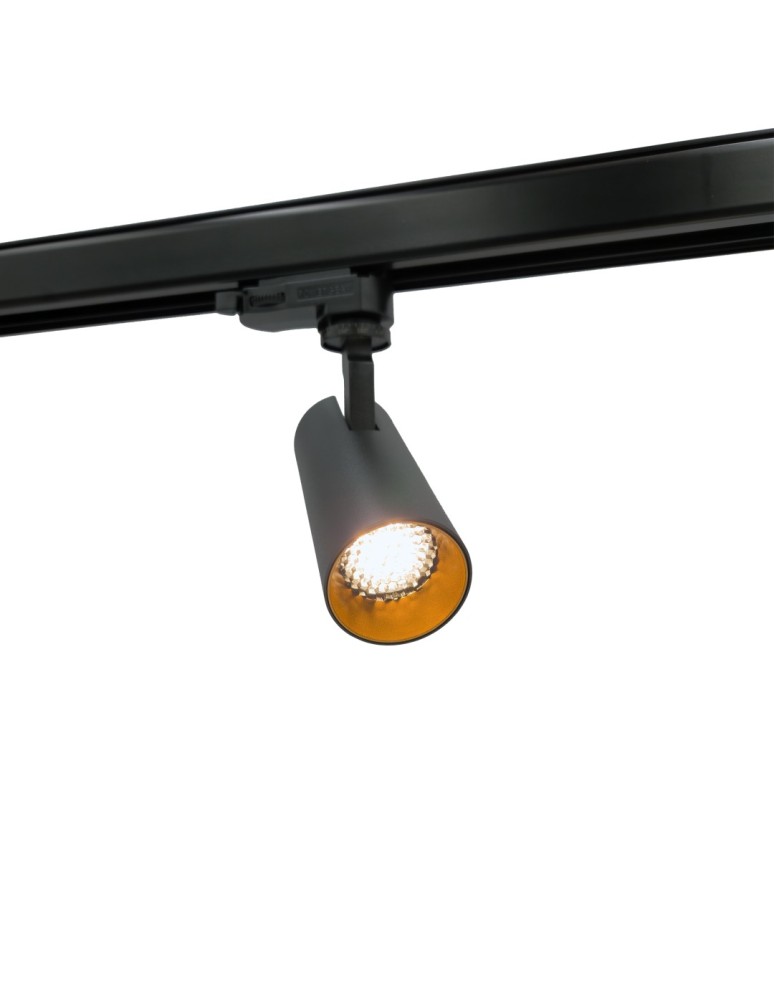 Lamps for 3-phase busbars - YASKR 3F Luba 1xLED busbar spotlight black TRA0103-BK 12.5 cm Black - product kolory-swiatla.pl 5