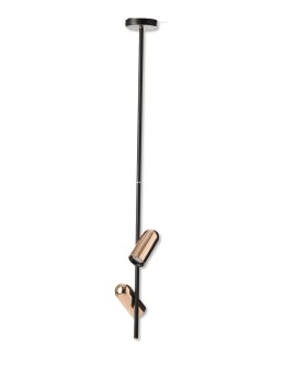 Azzardo Ceiling VIVI TOP 2 GO/BK Black Matte/Gold Gloss 2xGU10 AZ5727