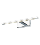 Bathroom wall lamps - Light Prestige Isla wall lamp chrome medium IP44 CCT (variable color 3000/4000/6500K) LED chrome GS-LWB-12W CH CCT - product 1