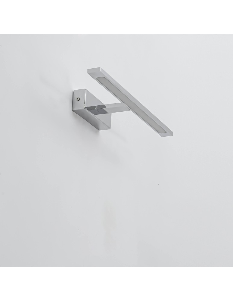 Bathroom wall lamps - Light Prestige Isla wall lamp chrome medium IP44 CCT (variable color 3000/4000/6500K) LED chrome GS-LWB-12W CH CCT - product kolory-swiatla.pl 12