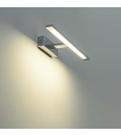Bathroom wall lamps - Light Prestige Isla wall lamp chrome medium IP44 CCT (variable color 3000/4000/6500K) LED chrome GS-LWB-12W CH CCT - product 14