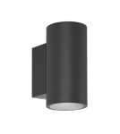 Outdoor wall lamps - Italux Lenta 4K Outdoor Wall Mounted Black Sandblasted IP54 2xLED 20W 4000K OWL-2805-2-4K - product 1