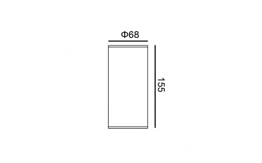 Italux Rima 3K Zewnętrzna Wisząca Czarny piaskowany IP54 1xLED 10W 3000K OPN-3022B-3K