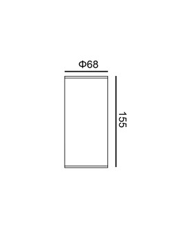 Italux Rima 4K Outdoor Pendant Black Sandblasted IP54 1xLED 10W 4000K OPN-3022B-4K - product 2