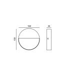 Lamps for path lighting - Italux Piana 4K Outdoor Wall Mounted Black Sandblasted IP54 1xLED 3W 4000K OWL-4153-4K - product 2