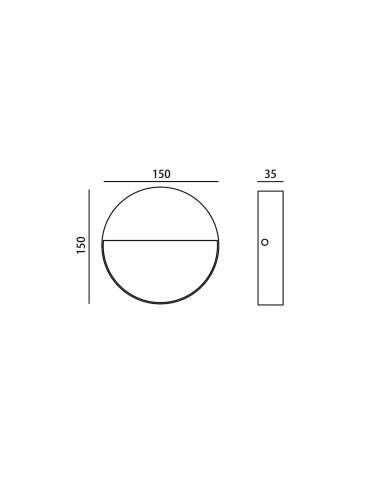 Italux Piana 4K Zewnętrzna Ścienna Czarny piaskowany IP54 1xLED 3W 4000K OWL-4153-4K - produkt 2