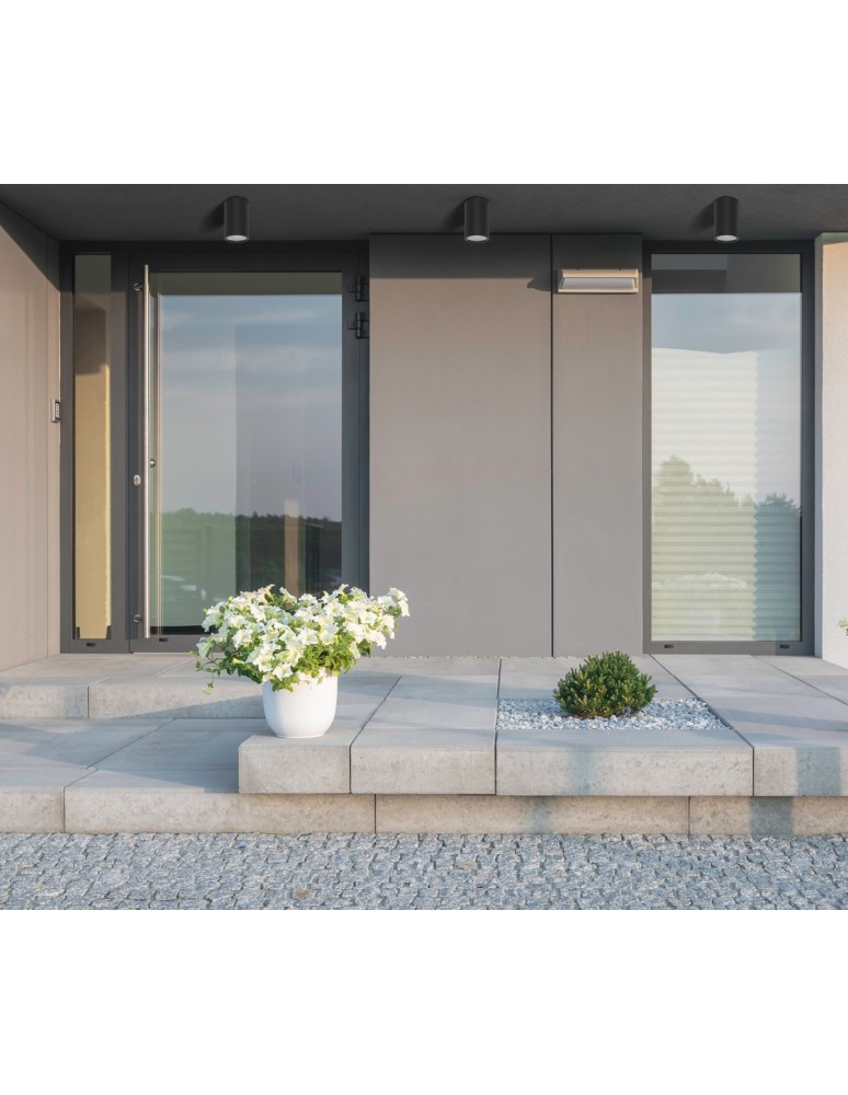 Outdoor ceiling lamps - Italux Rima 4K Outdoor Pendant Black Sandblasted IP54 1xLED 15W 4000K OPN-3064-4K - product kolory-swiatla.pl 3