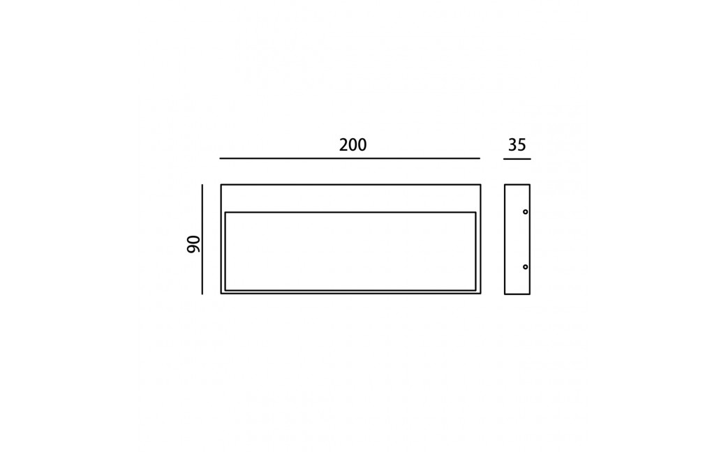 Italux Fenis 3K Zewnętrzna Ścienna Czarny piaskowany IP54 1xLED 5W 3000K OWL-2695-3K