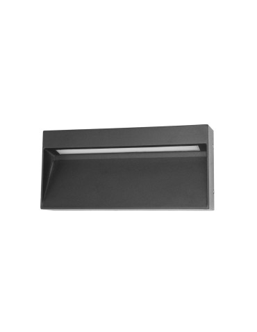Italux Fenis 3K Outdoor Wall Mounted Black Sandblasted IP54 1xLED 5W 3000K OWL-2695-3K