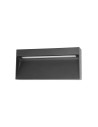 Italux Fenis 3K Outdoor Wall Mounted Black Sandblasted IP54 1xLED 5W 3000K OWL-2695-3K