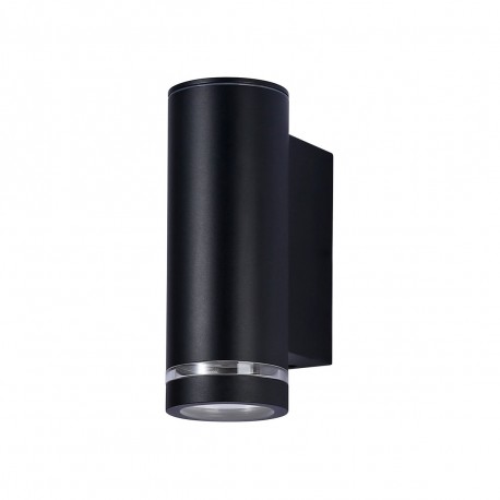 Italux Fondo 3K Zewnętrzna Ścienna Czarny piaskowany IP54 1xLED 10W 3000K OWL-2067-1-3K