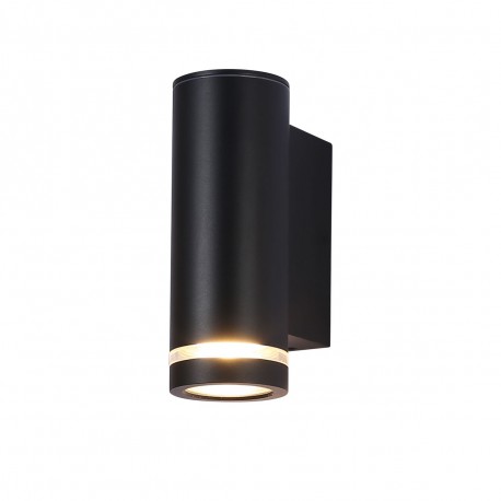 Italux Fondo 3K Zewnętrzna Ścienna Czarny piaskowany IP54 1xLED 10W 3000K OWL-2067-1-3K