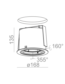 Aqform RING 111 230V recessed 37162-0000-U8-PH - product 2