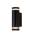 Outdoor wall lamps - Italux Fondo 4K Outdoor Wall Mounted Black Sandblasted IP54 2xLED 14W 4000K OWL-2067-2-4K - product 1
