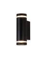 Italux Fondo 4K Outdoor Wall Mounted Black Sandblasted IP54 2xLED 14W 4000K OWL-2067-2-4K