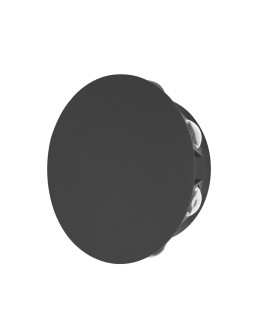 Italux Macba Outdoor Wall Mounted Black Sandblasted IP54 1xLED 8W 3000K OWL-6031-8-3K