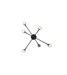 Modern pendant lamps - YASKR Noe Ceiling Lamp 6xGU10 black PLC0102-BK   - product 3