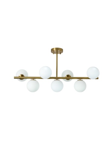YASKR Bolti 7xE14 gold ceiling lamp PLC0104-GD 101 cm. 
