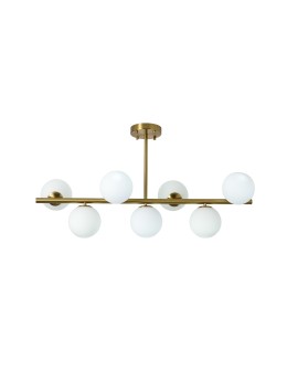 YASKR Lampa Sufitowa Bolti 7xE14 złota PLC0104-GD 101 cm 