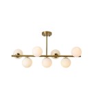 Pendant lamps spheres - YASKR Bolti 7xE14 gold ceiling lamp PLC0104-GD 101 cm.  - product 2