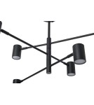 Modern pendant lamps - YASKR Noe Ceiling Lamp 6xGU10 black PLC0102-BK   - product 2