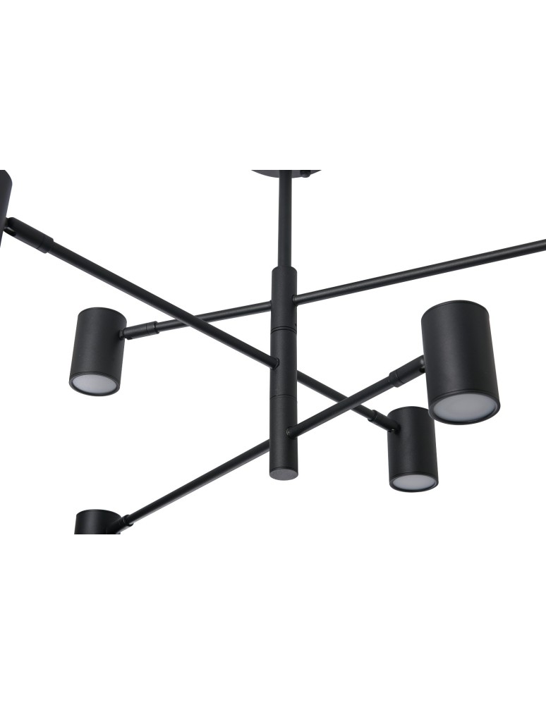 Modern pendant lamps - YASKR Noe Ceiling Lamp 6xGU10 black PLC0102-BK   - product kolory-swiatla.pl 2