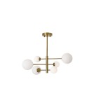 Pendant lamps spheres - YASKR Bolti Ceiling Lamp 6xG9 gold PLC0103-GD.   - product 1