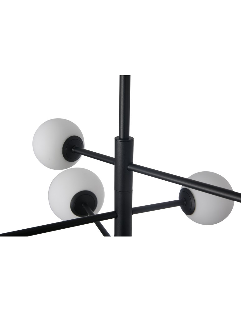 Pendant lamps spheres - YASKR Bolti Ceiling Lamp 6xG9 black PLC0103-BK   - product kolory-swiatla.pl 4