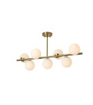 Pendant lamps spheres - YASKR Bolti 7xE14 gold ceiling lamp PLC0104-GD 101 cm.  - product 3