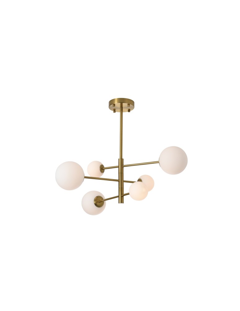 Pendant lamps spheres - YASKR Bolti Ceiling Lamp 6xG9 gold PLC0103-GD.   - product kolory-swiatla.pl 2