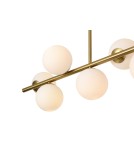 Pendant lamps spheres - YASKR Bolti 7xE14 gold ceiling lamp PLC0104-GD 101 cm.  - product 5
