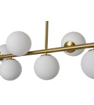 Pendant lamps spheres - YASKR Bolti 7xE14 gold ceiling lamp PLC0104-GD 101 cm.  - product 6