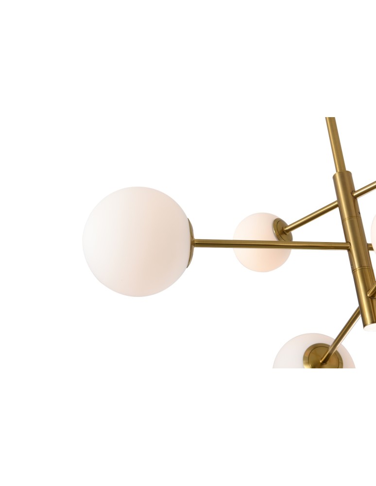 Pendant lamps spheres - YASKR Bolti Ceiling Lamp 6xG9 gold PLC0103-GD.   - product kolory-swiatla.pl 5