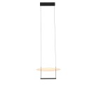 Designer pendant lamps - Azzardo PORTOFINO 42 White/Black 1xLED Designer Pendant Lamp AZ5636 - product 1