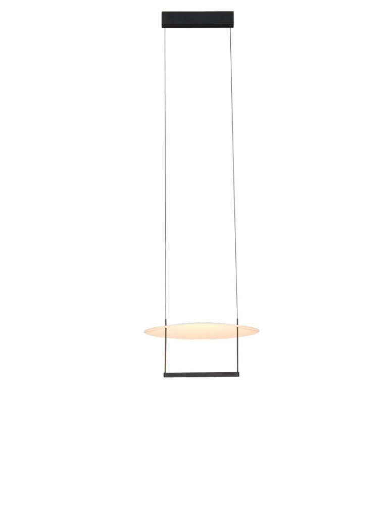 Designer pendant lamps - Azzardo PORTOFINO 42 White/Black 1xLED Designer Pendant Lamp AZ5636 - product kolory-swiatla.pl 1