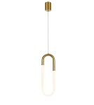 LED pendant lamps - Azzardo NEXUS GO LED 3000K Gold/White Mat 1xLED Pendant AZ5740 - product 1