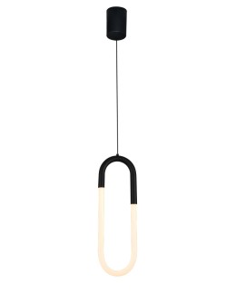 Azzardo NEXUS BK LED 3000K Czarny Mat/Biały Mat 1xLED Wisząca AZ5739