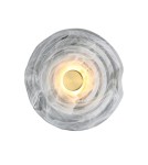 Designer wall lamps - Azzardo NESTOR TOP 30 BRASS Smoky Transparent/Brushed Brass 1xLED Designer Wall lamp AZ5830 - product 1