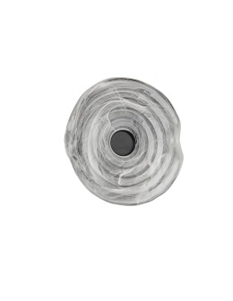 Azzardo NESTOR TOP 20 BK Dymiony Transparentny/Czarny Mat 1xLED Kinkiet Designerski AZ5829