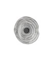Azzardo NESTOR TOP 20 BK Smoky Transparent/Matte Black 1xLED Designer Wall lamp AZ5829