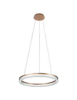 Light Prestige Midway Cristal large triangle pendant lamp 1xLED LP-033/1P L GD Cristal Triangle.