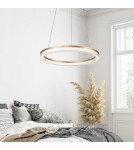 Pendant lamps circles - Light Prestige Midway Cristal large triangle pendant lamp 1xLED LP-033/1P L GD Cristal Triangle. - product 5