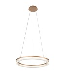 Pendant lamps circles - Light Prestige Midway Cristal large triangle pendant lamp 1xLED LP-033/1P L GD Cristal Triangle. - product 8